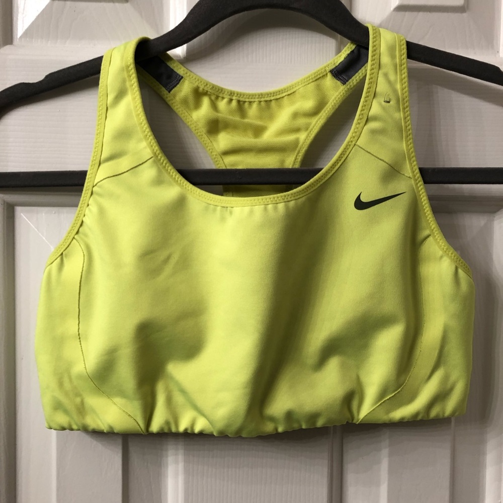 Nike Neon Yellow Sports Bra